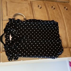 Loft XXL black/white polka dot